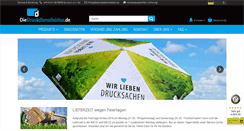Desktop Screenshot of diedruckdienstleister.de