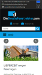 Mobile Screenshot of diedruckdienstleister.com